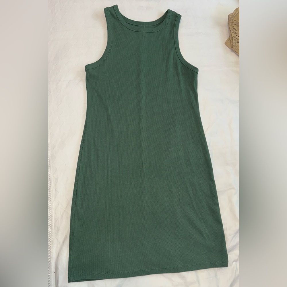 green tank dress medium